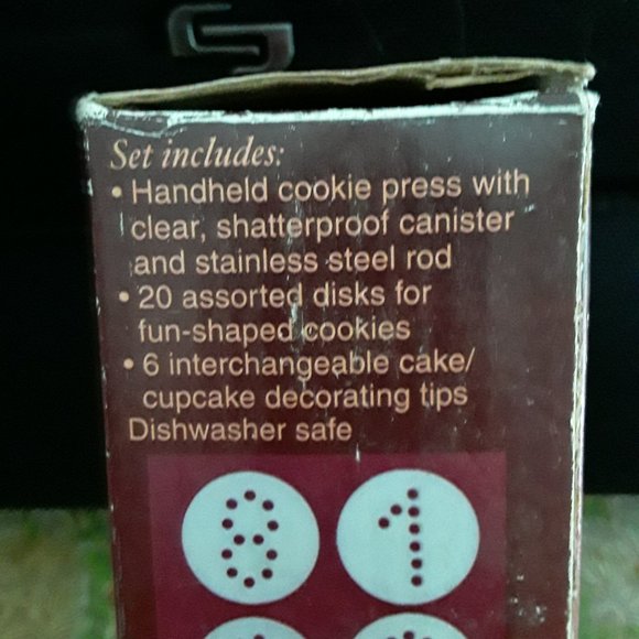 Vintage Cake/Cookie Decorating Set - NIB - Picture 6 of 6